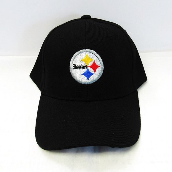 Pittsburgh Steelers Baseball Hat Cap Black Unisex Father's Day Gift - Picture 1 of 3